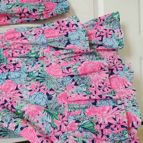 Lilly Pulitzer Cristiana Dress Oyster Bay Navy Always Be Blooming - Picture 9 of 16